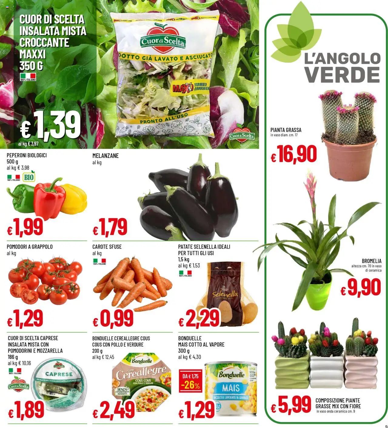 Volantino Galassia del 12.06.2025 | Pagina: 5 | Prodotti: Pomodorini, Pollo, Pomodori, Vaso