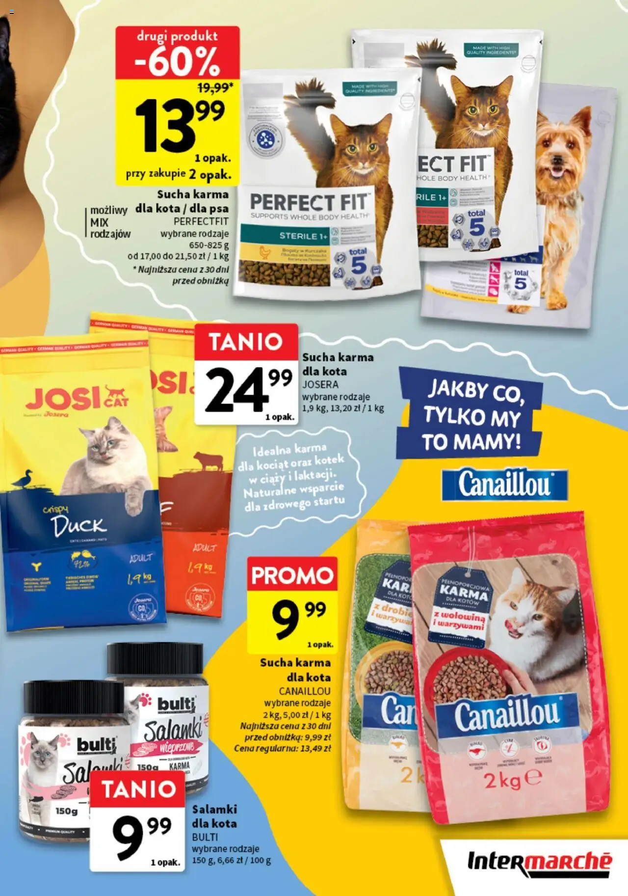 Intermarche Gazetka - Z miłoścido pupila od 31.07.2025 | Strona: 9 | Produkty: Karma dla kotów, Karma dla kota, Wołowina, Warzywa