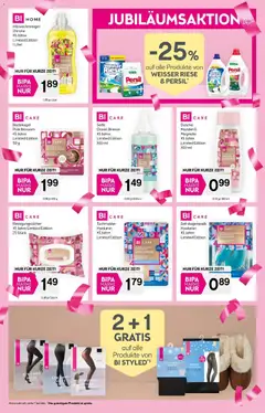 Bipa Flugblatt ab 06.11.2025 gültig | Seite: 2 | Produkte: Leggings, Zitrone, Dusche, Reinigungstücher