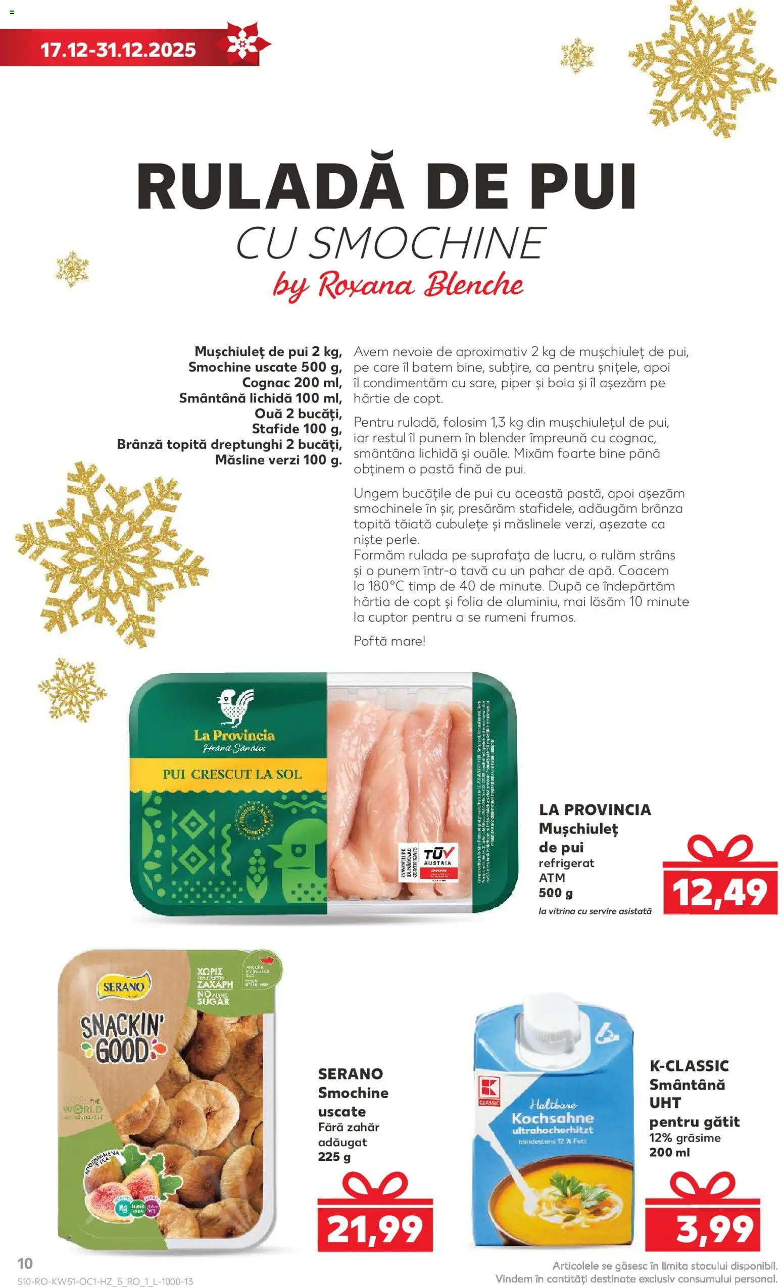 Noul catalog Kaufland – valabil de la 17.12.2025 | Pagină: 10 | Produse: Blender, Cuptor, Ouă, Piper