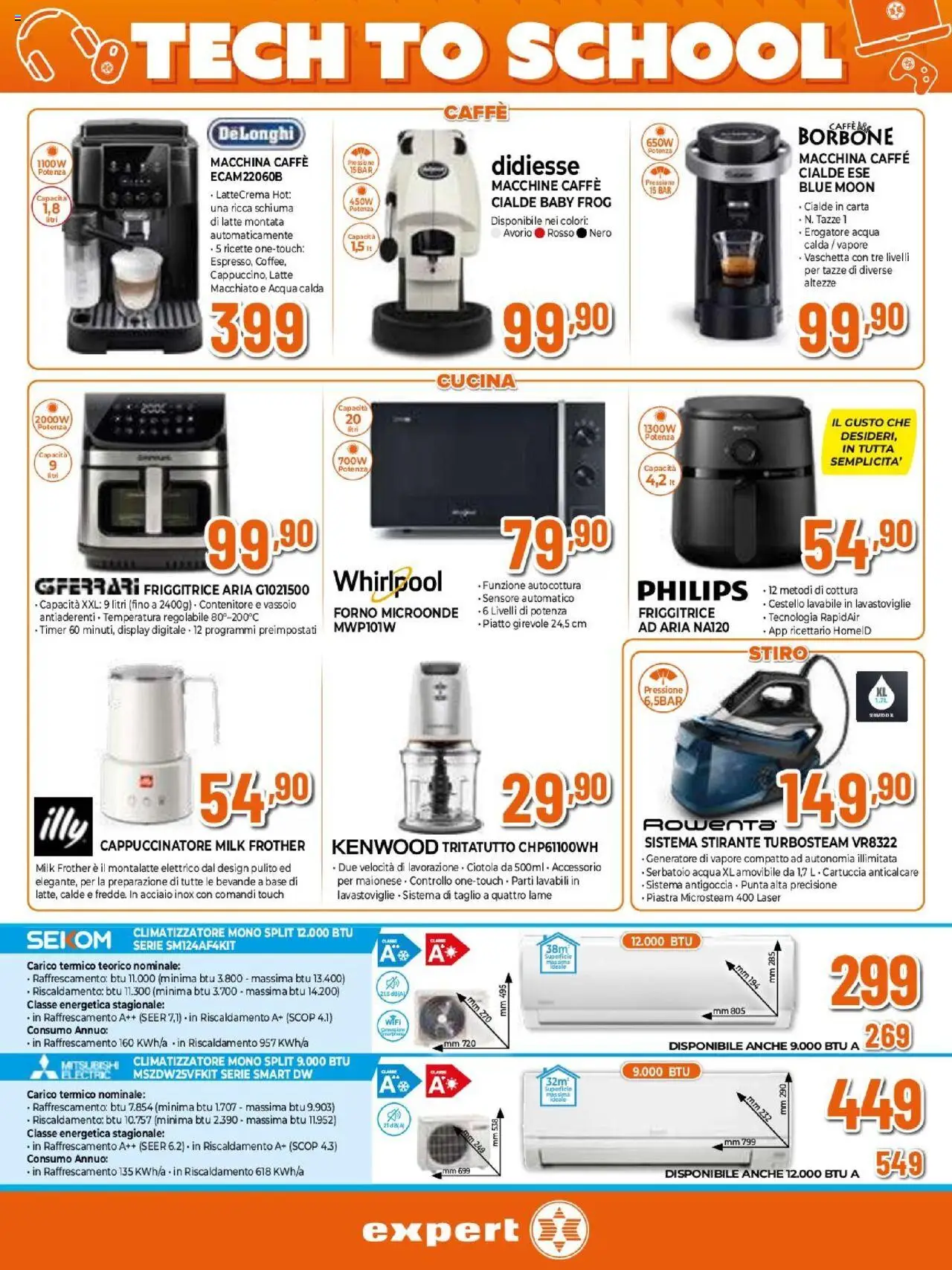 Volantino Expert del 14.08.2025 | Pagina: 20 | Prodotti: Climatizzatore, Anticalcare, Latte, Ciotola
