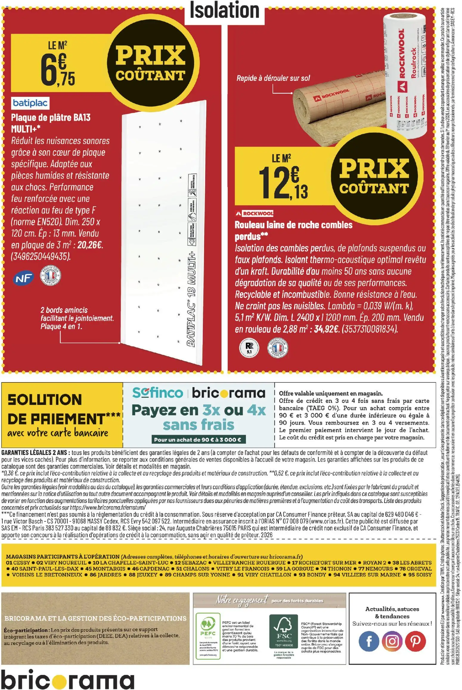 {H1} | Page: 12 | Produits: Plâtre, Rouleau