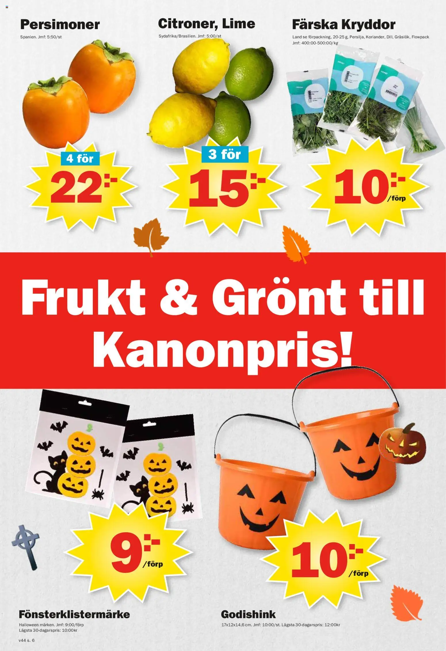 Pekås reklamblad aktuell från 27.10.2025 | Sida: 6 | Produkter: Lime