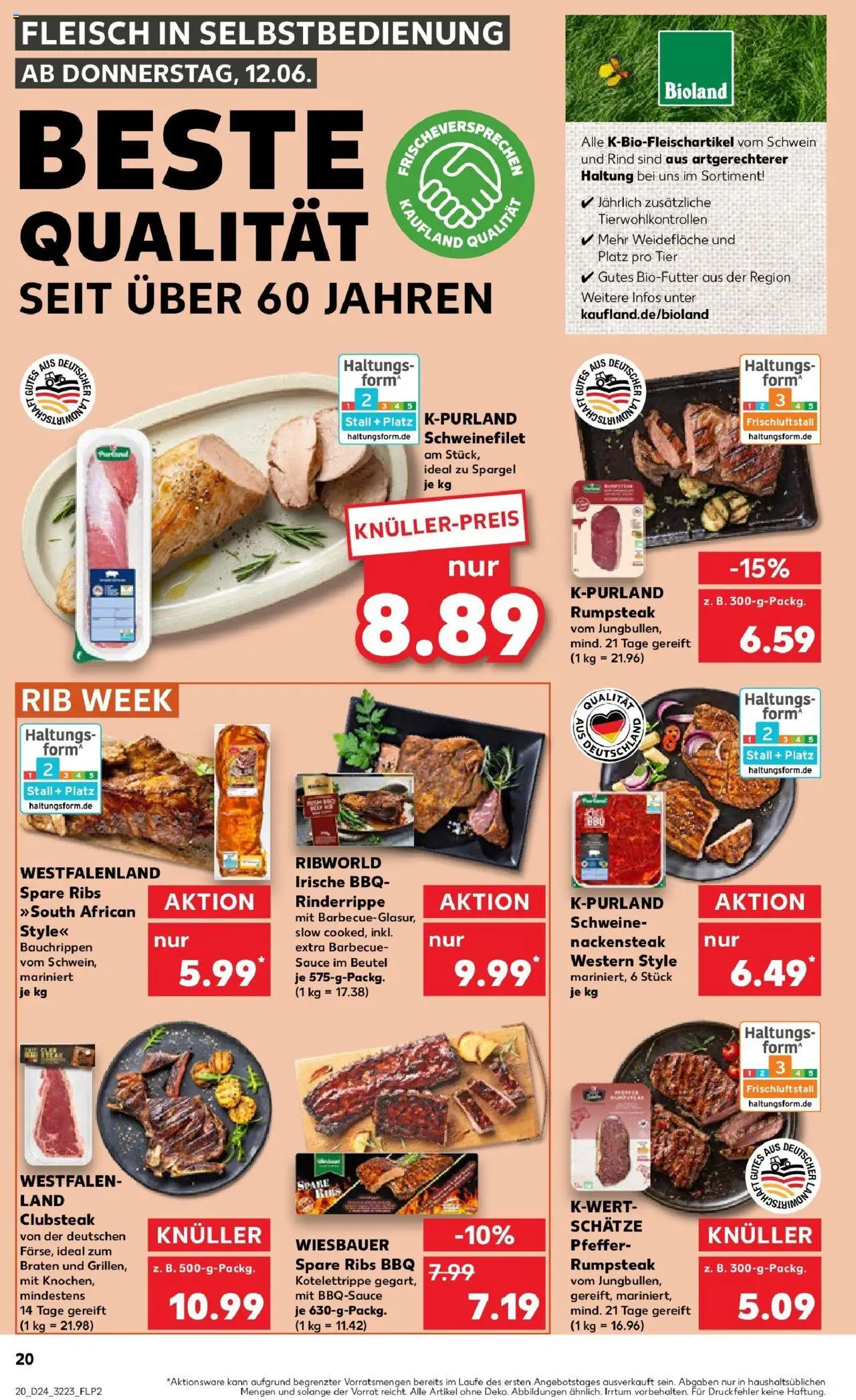 Kaufland prospekt Erkelenz	 - gültig ab dem 16.06.2025 | Seite: 35 | Produkte: Rumpsteak, Pfeffer, Steak, Fleisch
