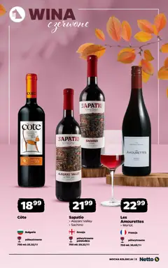 Pogląd oferty "Netto gazetka - Wina" - ważna od 10.11.2025 | Strona: 5 | Produkty: Alazani Valley, Merlot