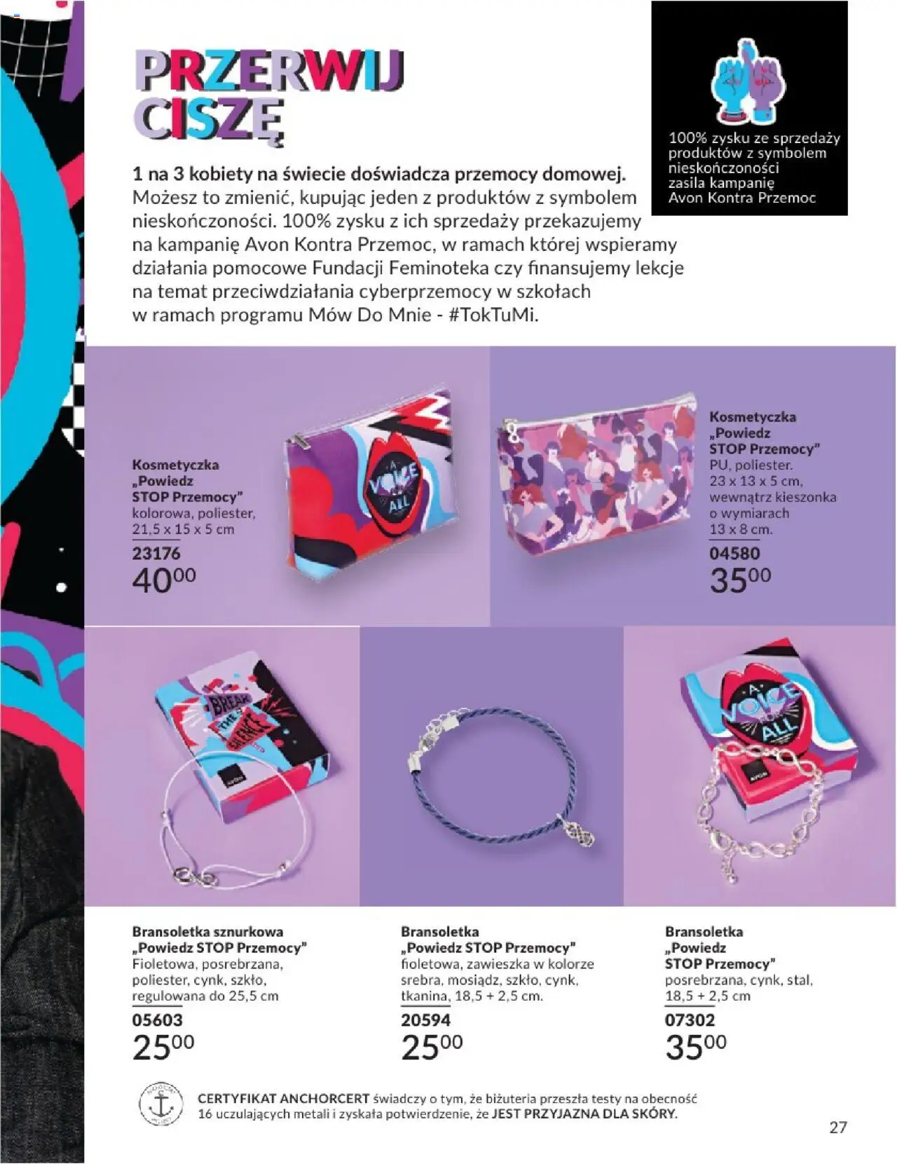 Avon Katalog 07 2025 od 01.07.2025 | Strona: 27 | Produkty: Bransoletka