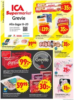ICA Supermarket - Grevie - Förhandsvisning av reklamblad från butik ICA Supermarket aktuell från 13.10.2025