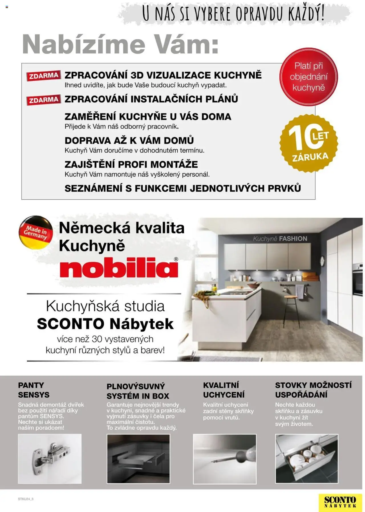 Sconto nábytek katalog - Kuchyně od 01.01.2025 | Strana: 3 | Produkty: Box, Nábytek, Nářadí, Kuchyně