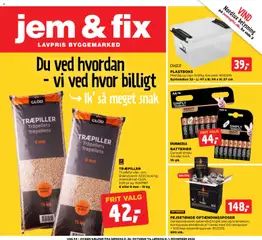 Jem & fix - Tilbudsavis gyldig fra 26.10.2025