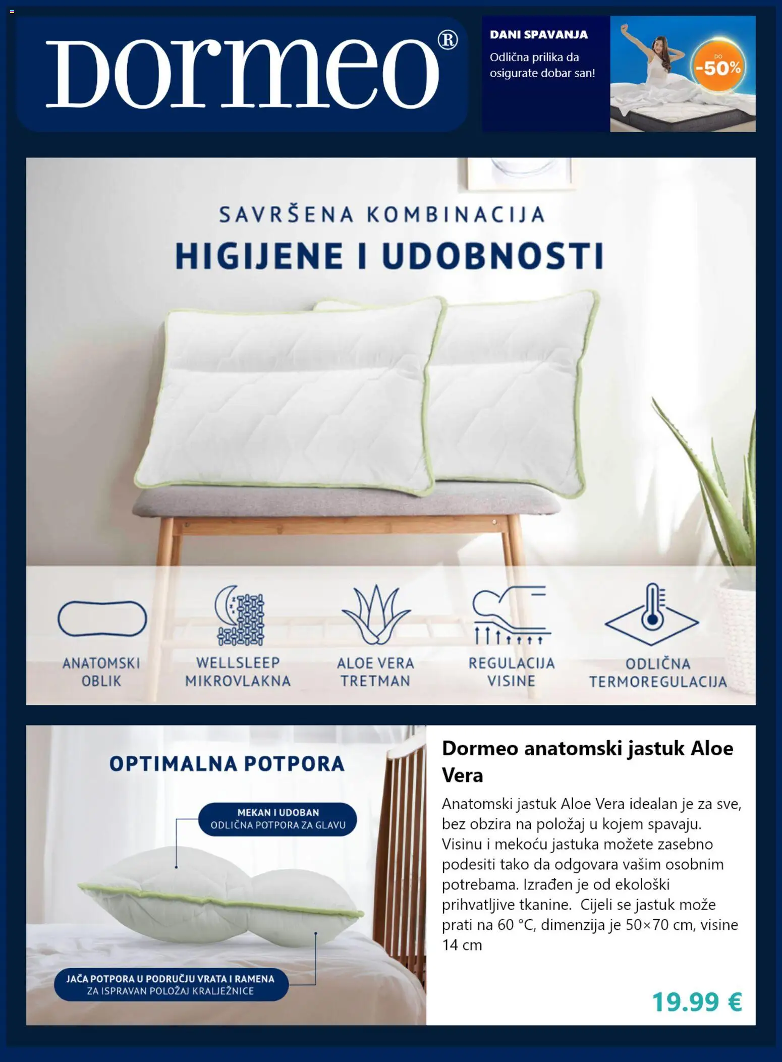 Dormeo Home katalog | vrijedi od 10.03.2026 | Stranica: 3 | Proizvodi: Jastuk, Vrata