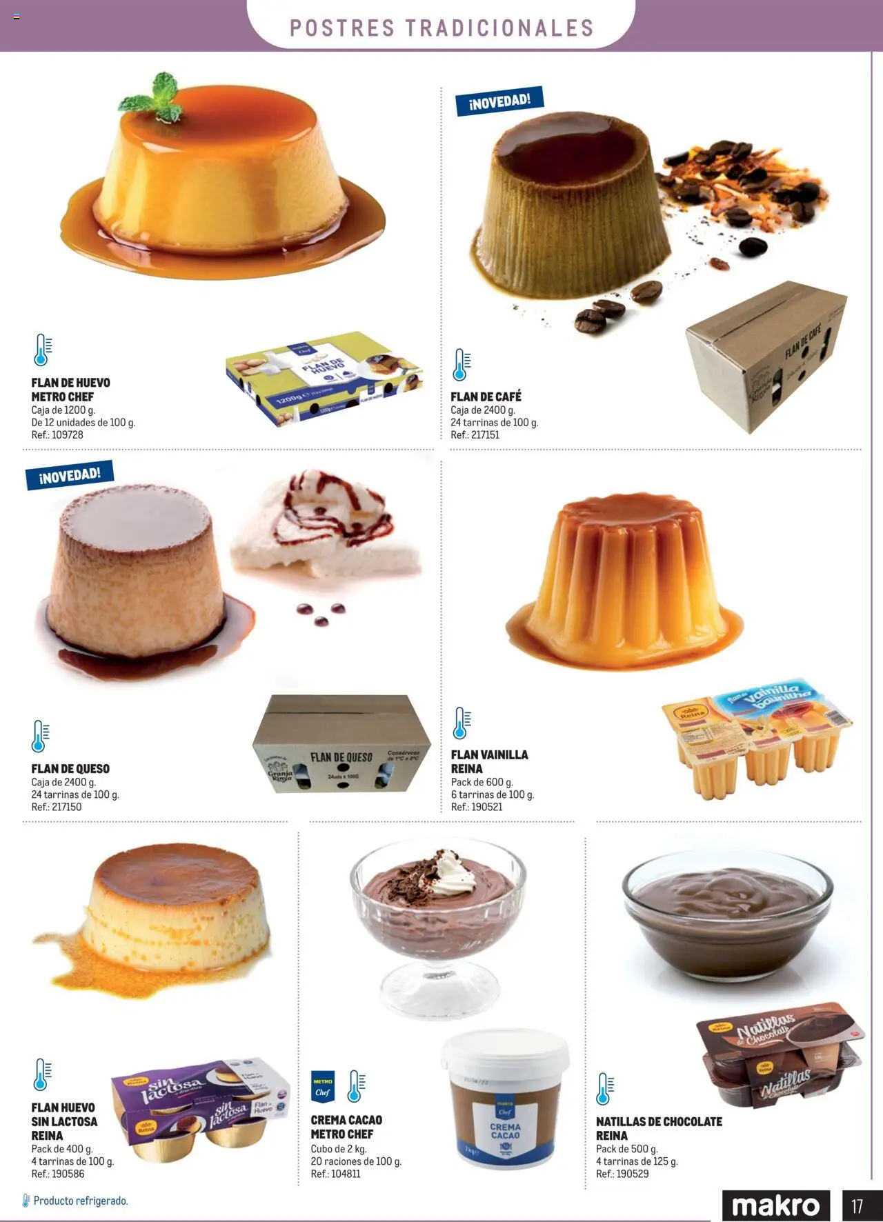 Makro - Especial Postres │ válido desde el 04.03.2025 | Página: 17 | Productos: Café, Chocolate, Crema, Caja