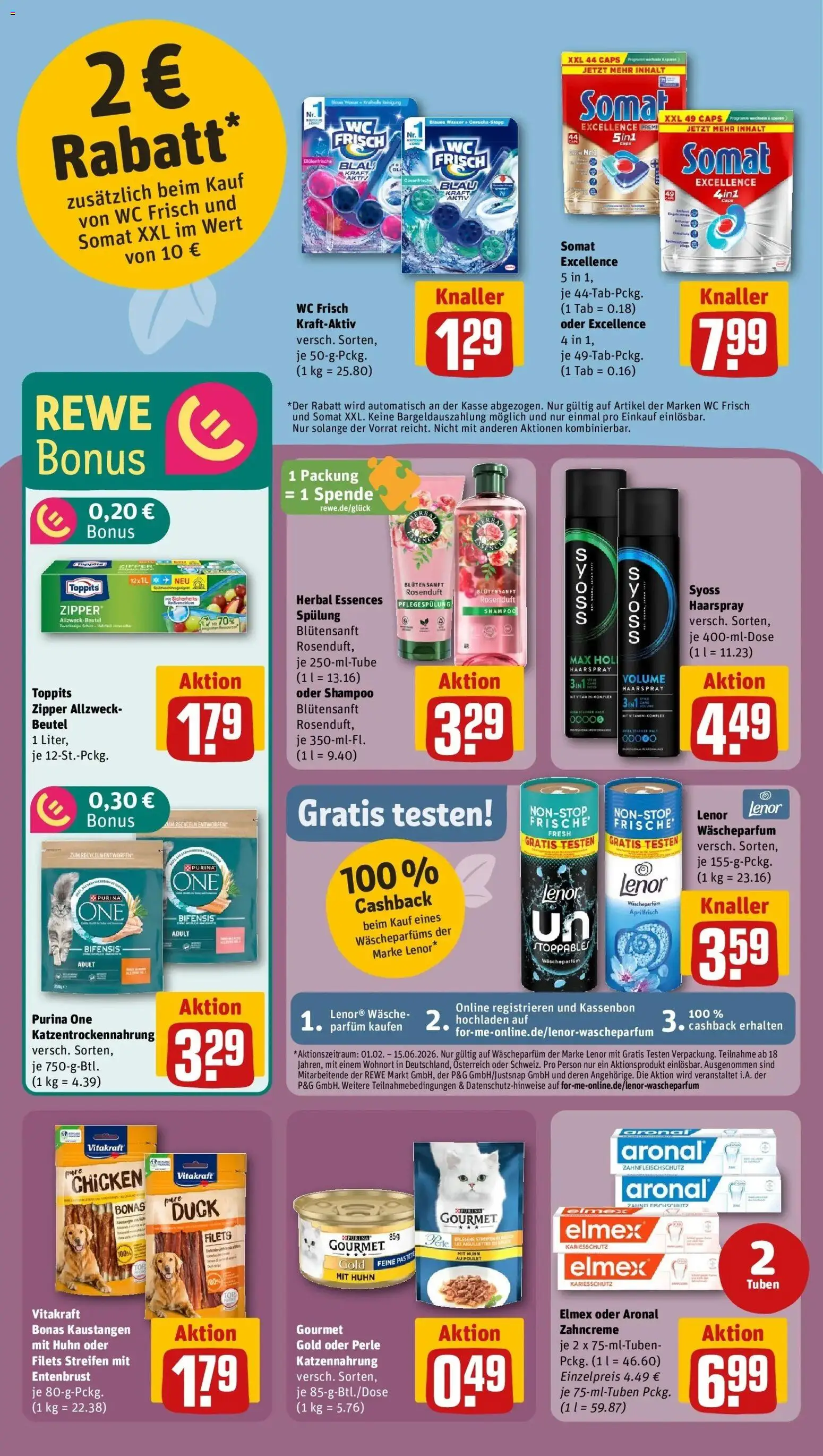 Rewe prospekt Kornwestheim	 – gültig ab 22.02.2026 | Seite: 15 | Produkte: Parfüm, Shampoo, Spülung, Haarspray