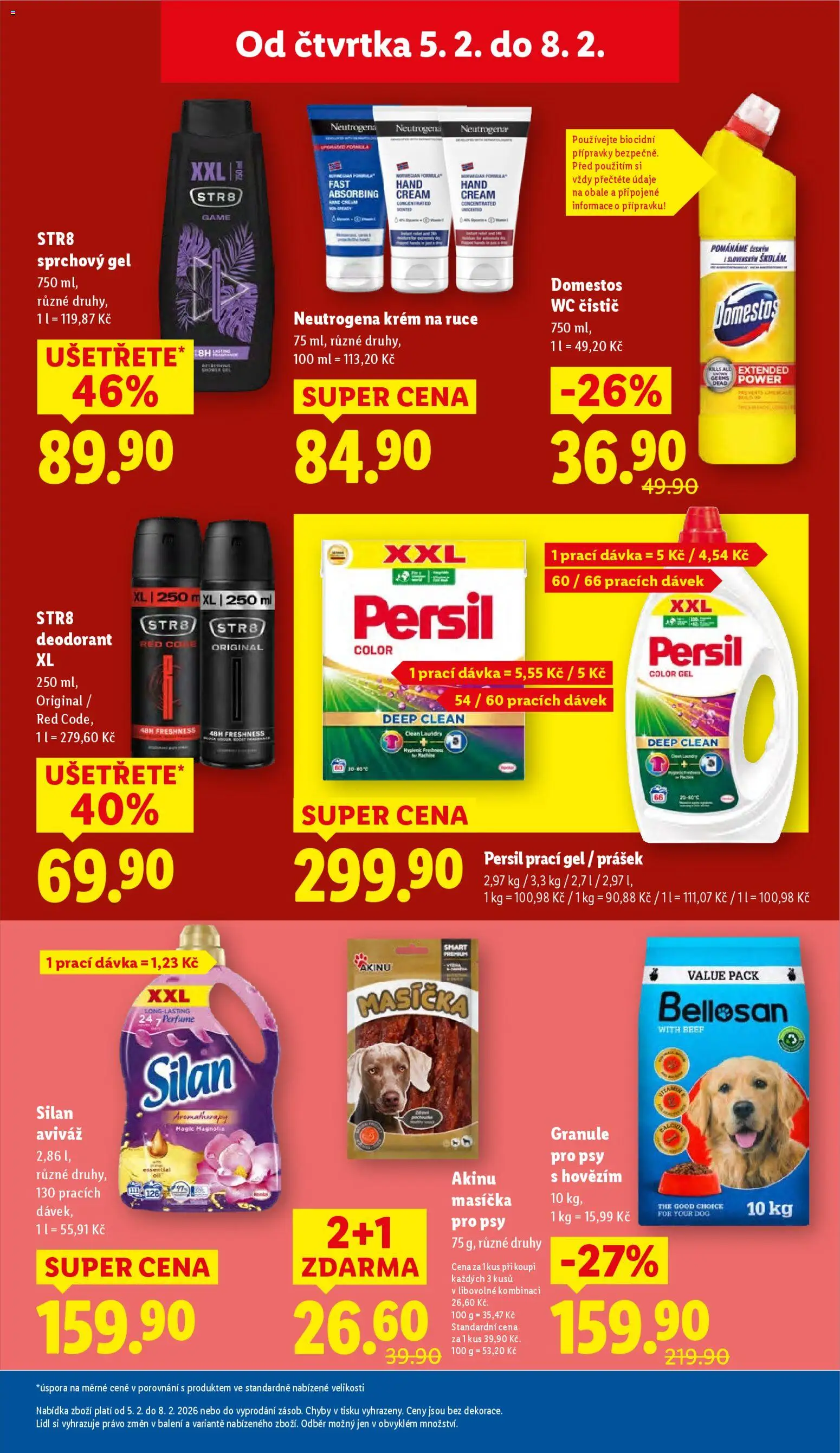 Lidl leták od 05.02.2026 | Strana: 29 | Produkty: Krém na ruce, Deodorant, Granule pro psy, Wc