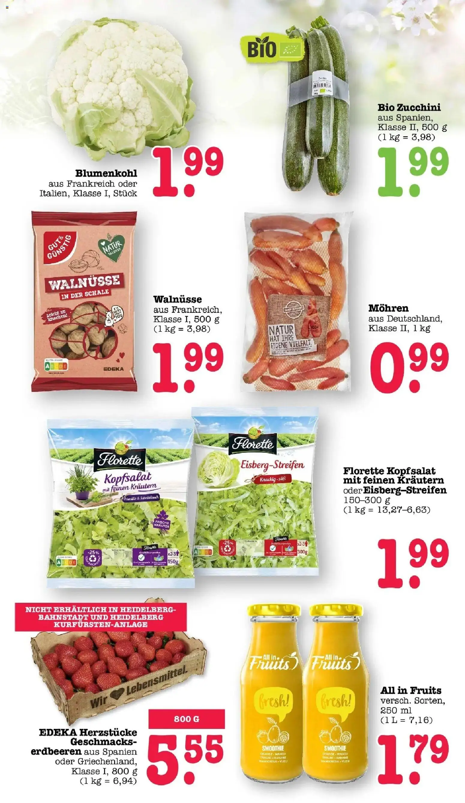 E center Prospekt Heidelberg	 – gültig ab 23.03.2026 | Seite: 18 | Produkte: Walnüsse, Trauben, Petersilie, Zucchini