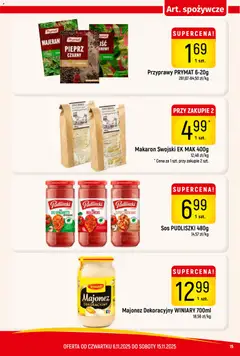 Pogląd oferty "Piotruś Pan Gazetka" - ważna od 06.11.2025 | Strona: 15 | Produkty: Mak, Makaron, Majonez, Pieprz