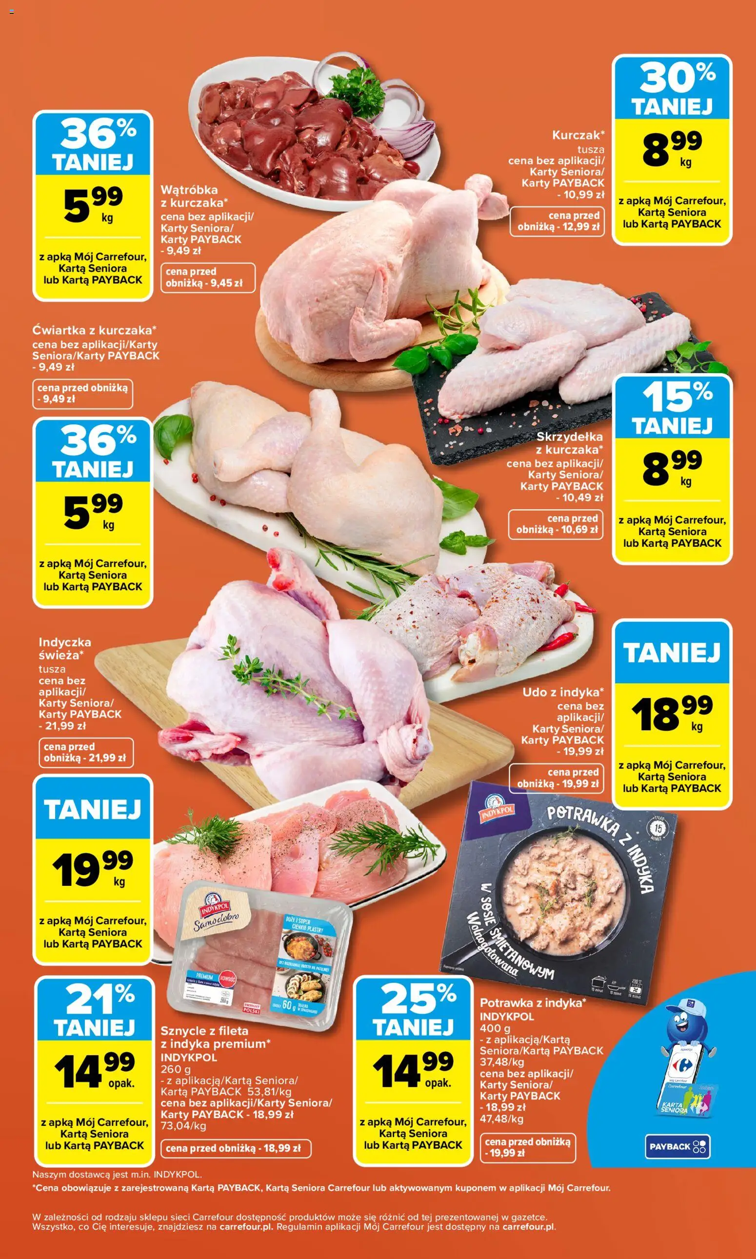 Carrefour gazetka - Weź to na świeżo od 23.03.2026 | Strona: 3 | Produkty: Karta, Wątróbka