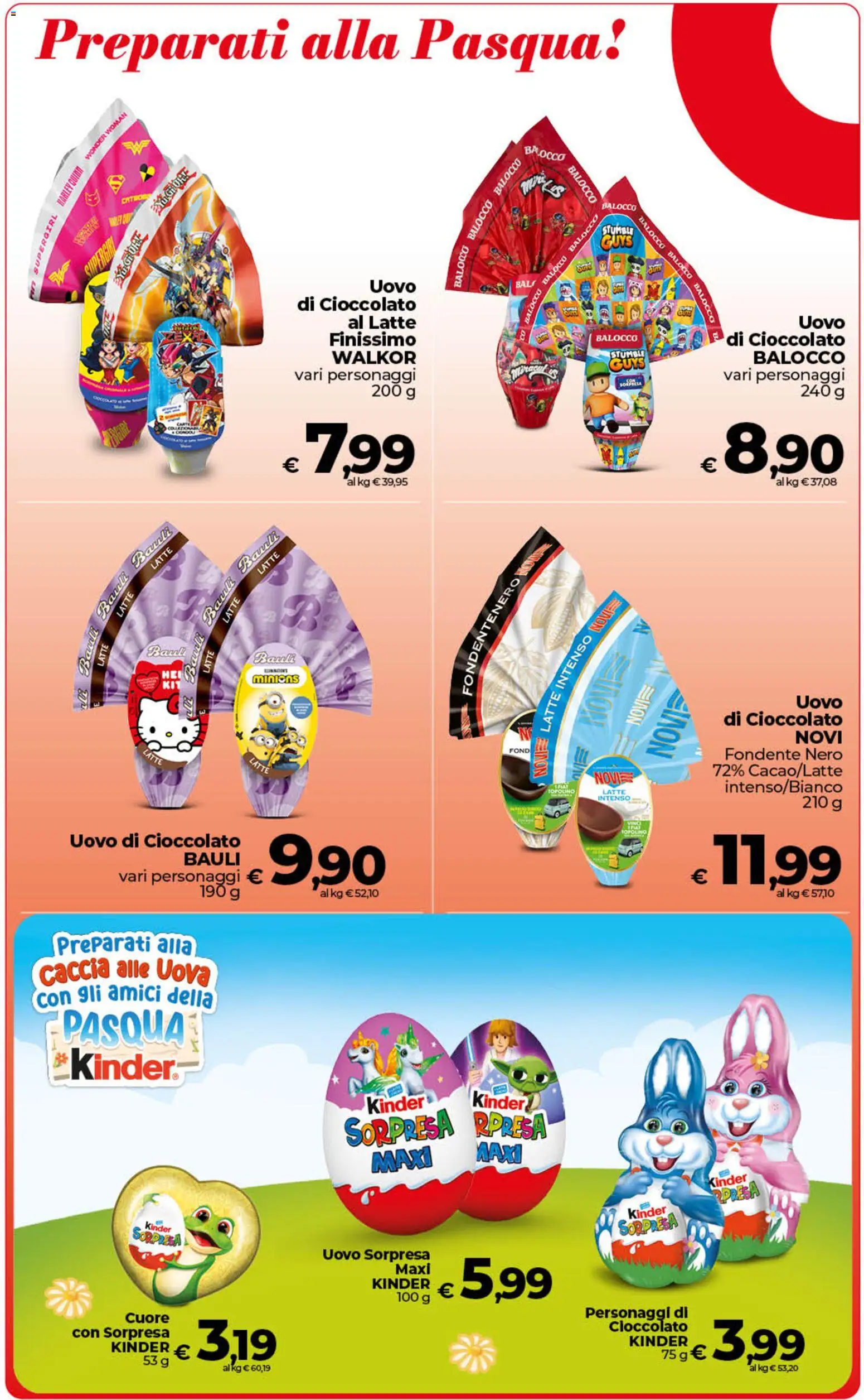 Volantino COOP del 17.03.2026 | Pagina: 6 | Prodotti: Uova, Cioccolato, Latte