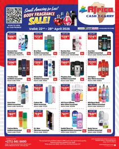 Africa Cash & Carry specials catalogue – valid from 22.04.2026