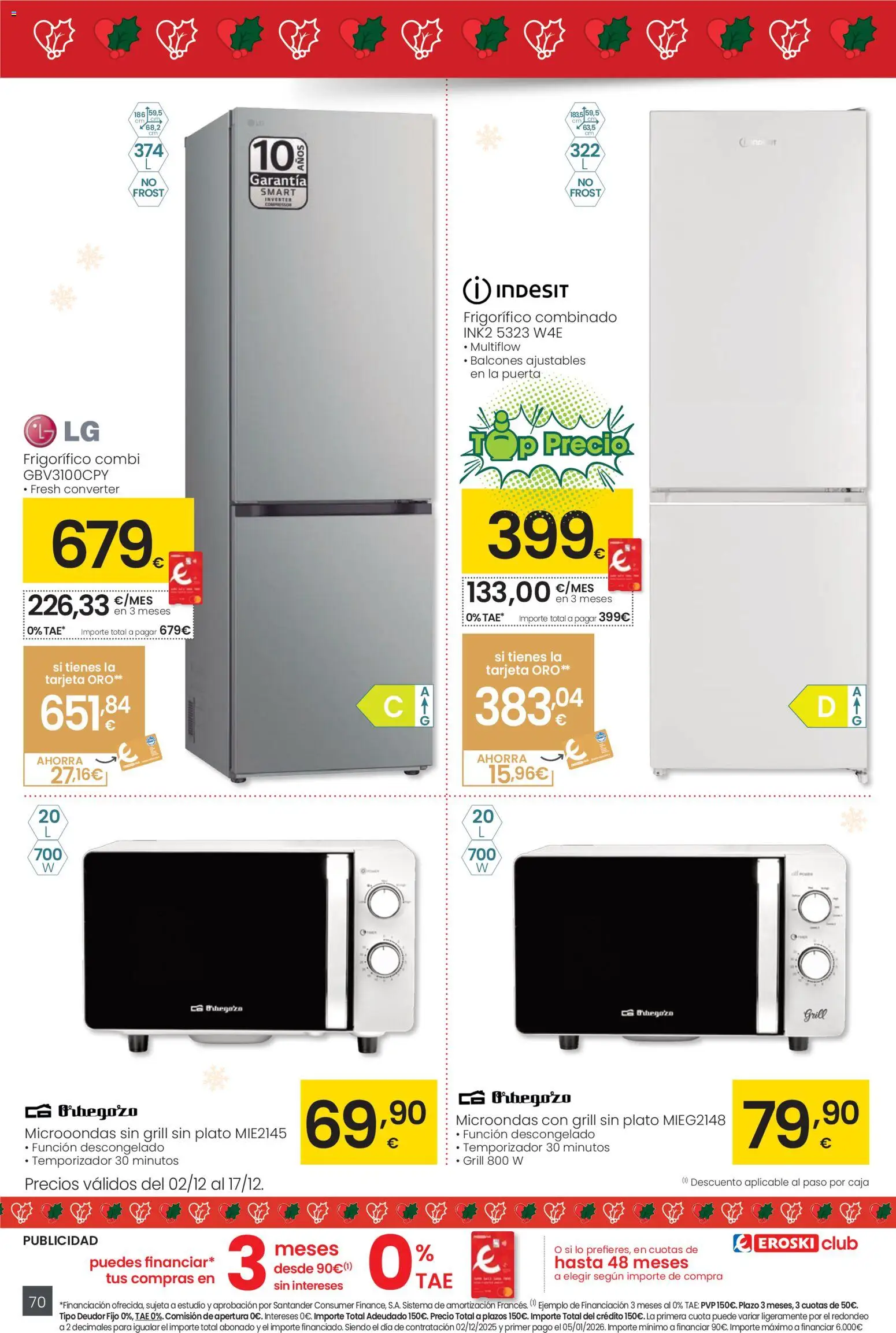 Eroski - Ofertón Navidad  │ válido desde el 27.11.2025 | Página: 70 | Productos: Té, Combi, Caja