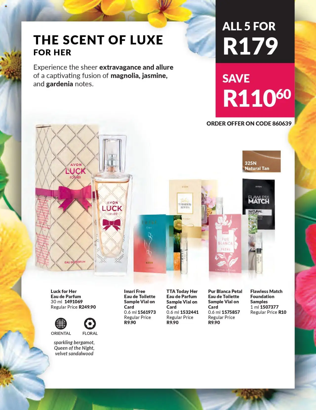New Avon catalogue – valid from 19.09.2025 | Page: 6 | Products: Eau de toilette, Foundation