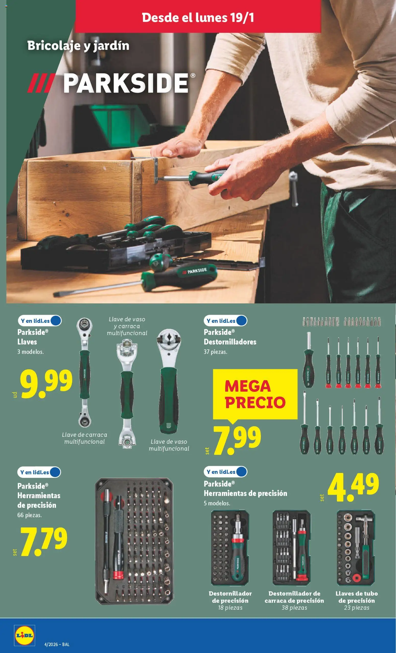 Lidl folleto de bazar │ válido desde el 19.01.2026 | Página: 4