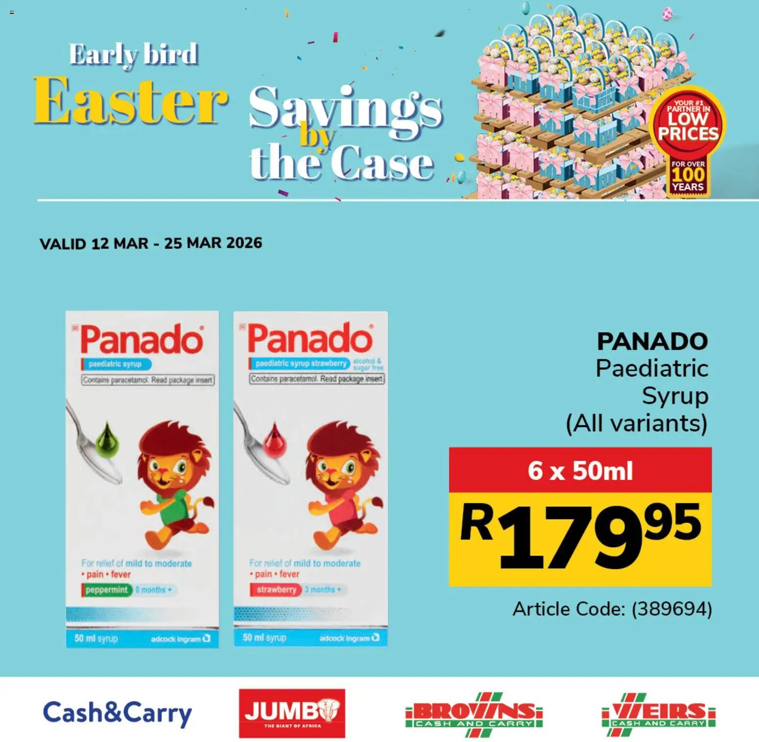 New Jumbo catalogue – valid from 12.03.2026 | Page: 4 | Products: Case, Syrup, Sugar