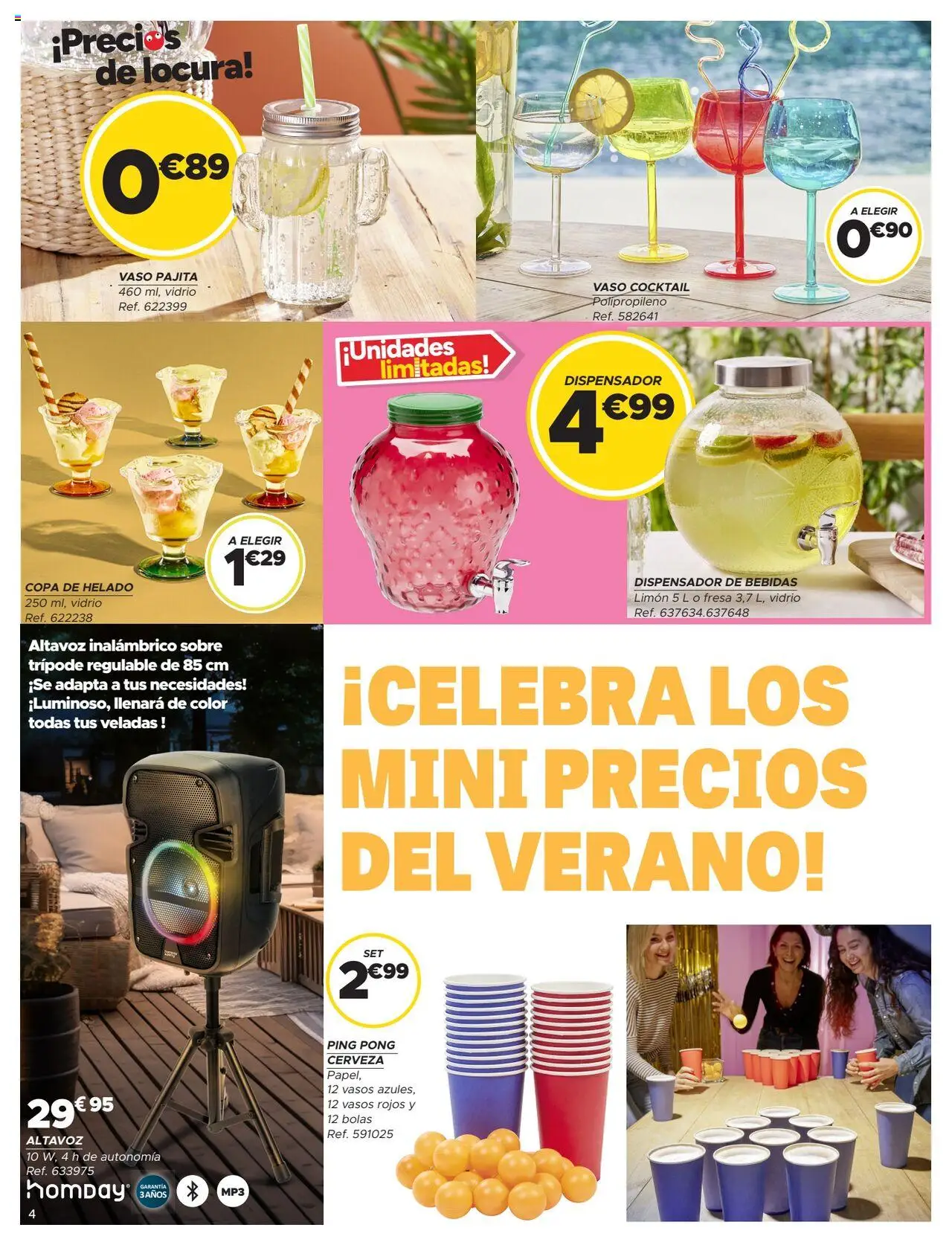 GiFi folleto │ válido desde el 03.06.2025 | Página: 4 | Productos: Cerveza, Helado, Dispensador, Altavoz