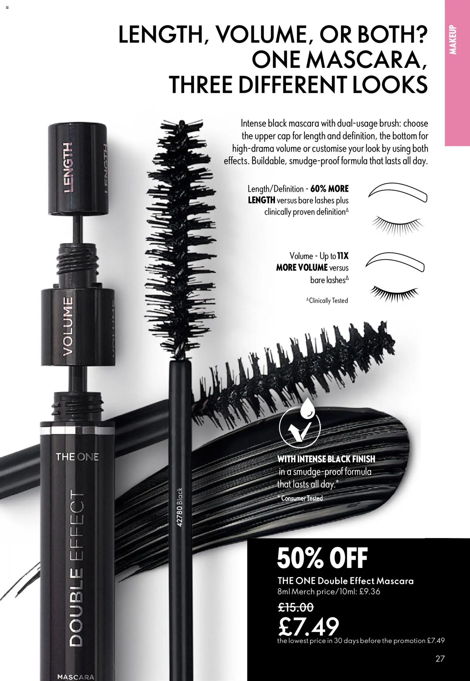 {H1} | Page: 27 | Products: Brush, Mascara, Cap