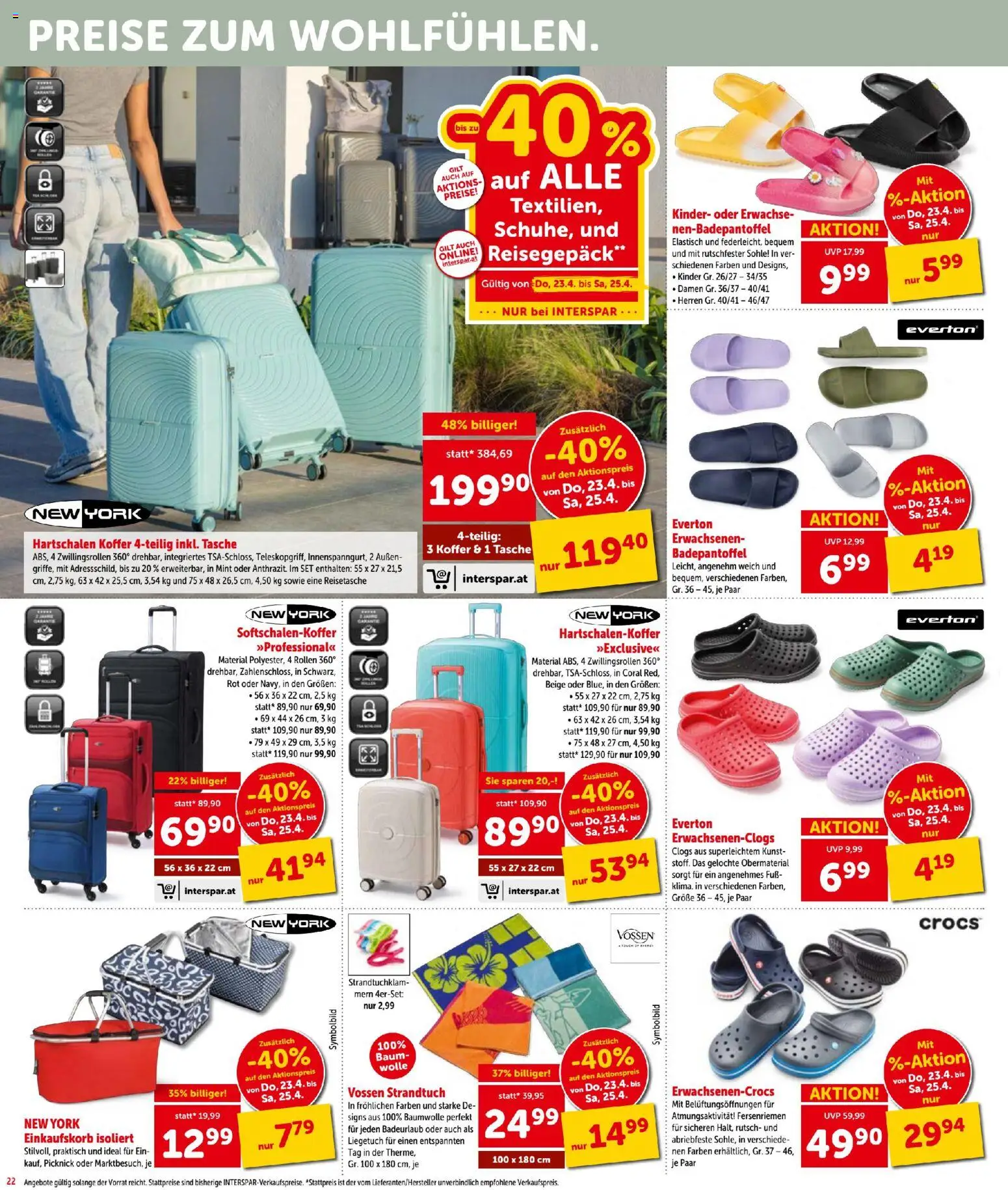Die besten Angebote | Interspar - Flugblatt ab 23.04.2026 | - Jetzt stöbern! | Österreich