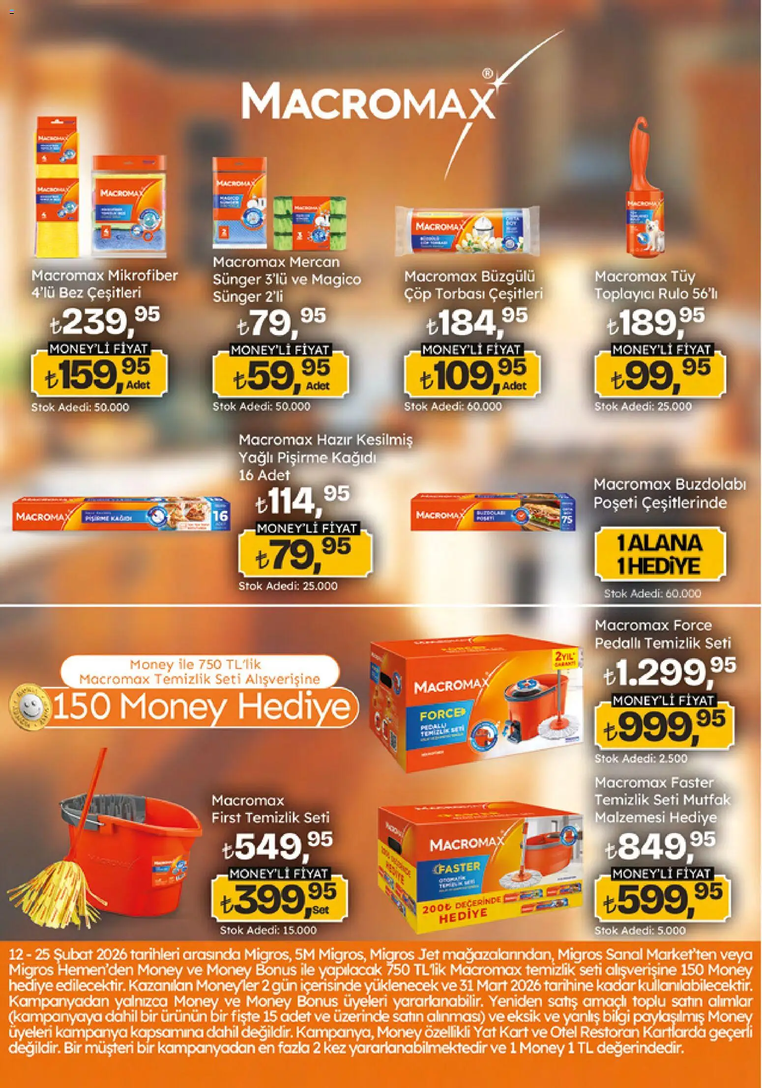 Migros Katalog - Migroskop - 12.02.2026 tarihinden itibaren geçerlidir | Sayfa: 74 | Ürünler: Çöp torbası, Buzdolabı