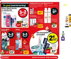 Kruidvat folder week 46 - Voorbeeld van een folder van Kruidvat, geldig van 11.11.2025 | Pagina: 34 | Producten: Douche, Crème, Tandpasta, Kan