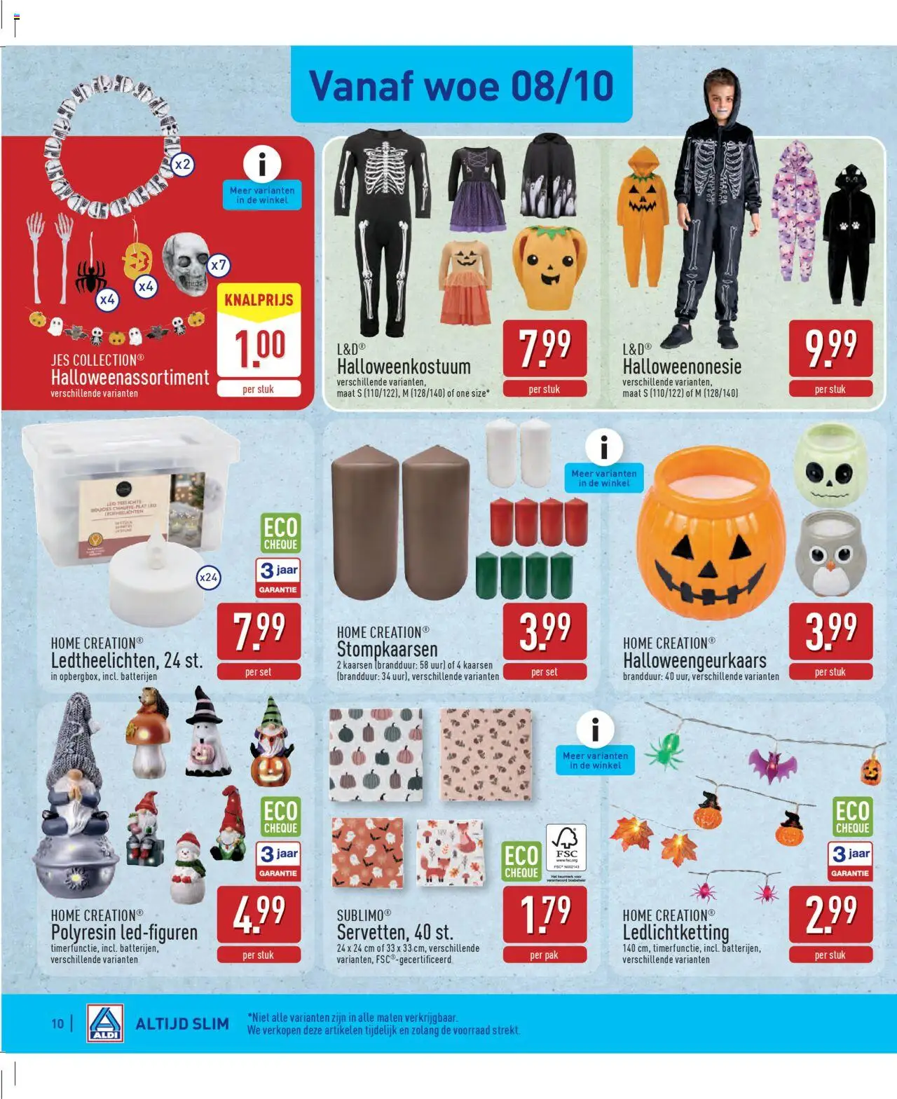 {H1} | Pagina: 10 | Producten: Kaarsen, Batterijen