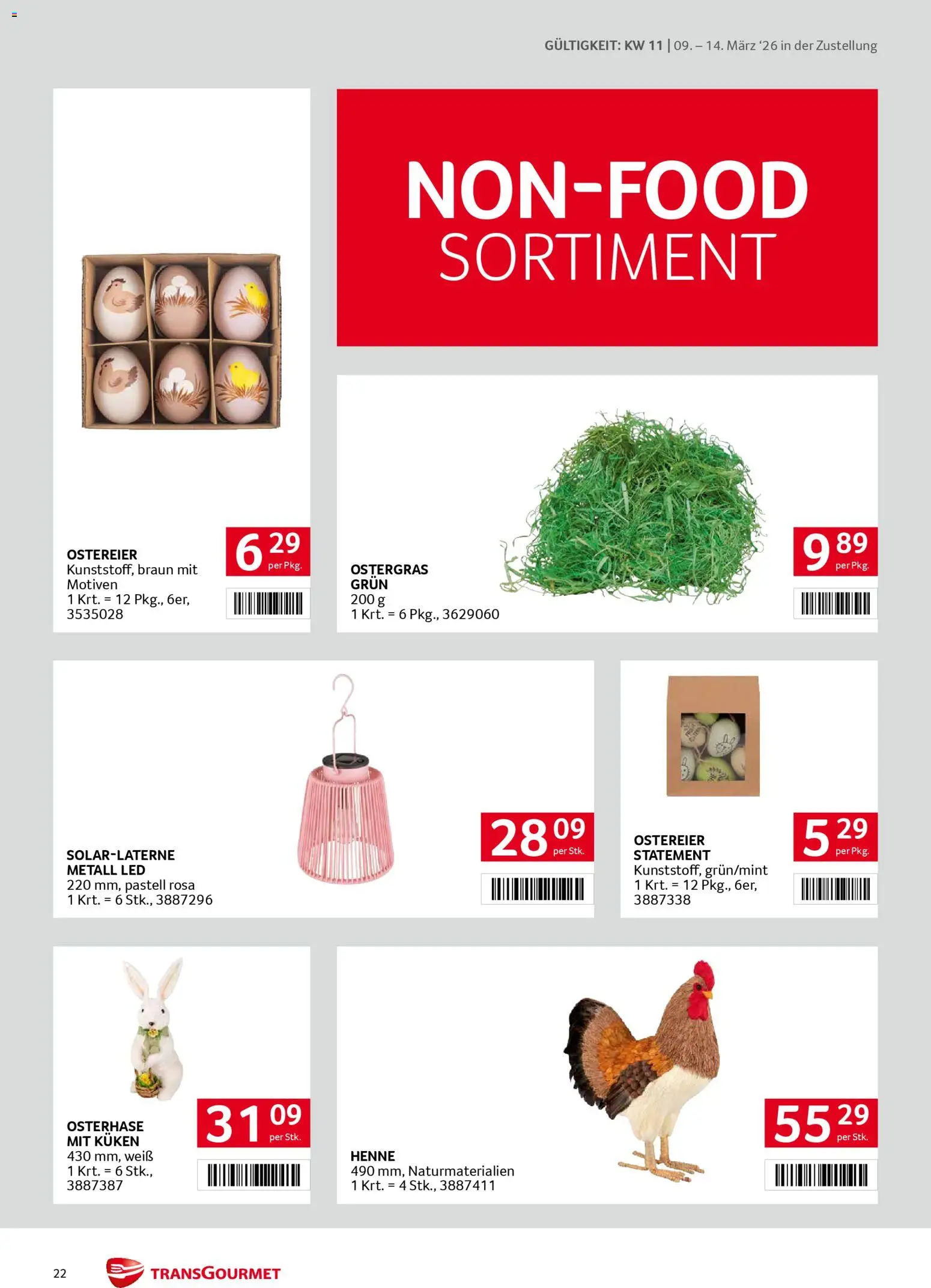 Transgourmet Zustellaktion gültig ab 09.03.2026 | Seite: 22