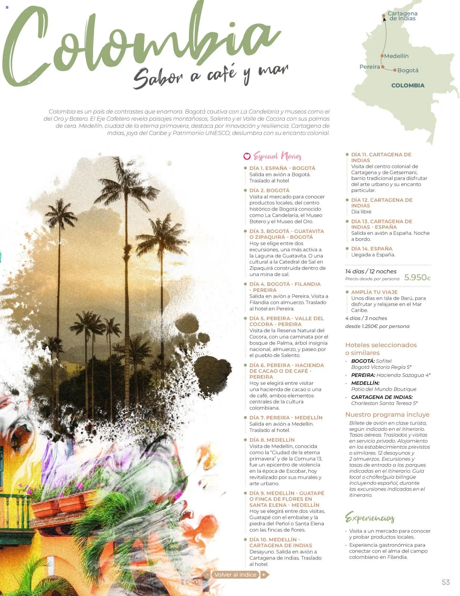 Viajes El Corte Inglés - Catálogo Tourmundial Premium │ válido desde el 01.01.2026 | Página: 55 | Productos: Café, Φρυγανιές σικάλεως