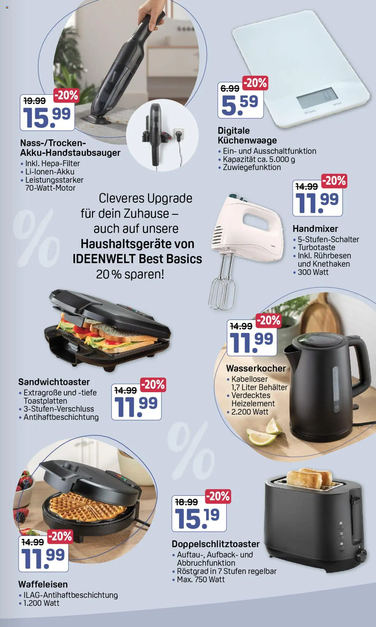 Rossmann Prospekt 	 - gültig ab dem 16.06.2025 | Seite: 5 | Produkte: Wasserkocher, Mixer, Toaster, Waffeleisen