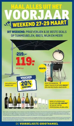 Makro folder - Voorjaarsweekend - Voorbeeld van een folder van Makro, geldig van 27.03.2026