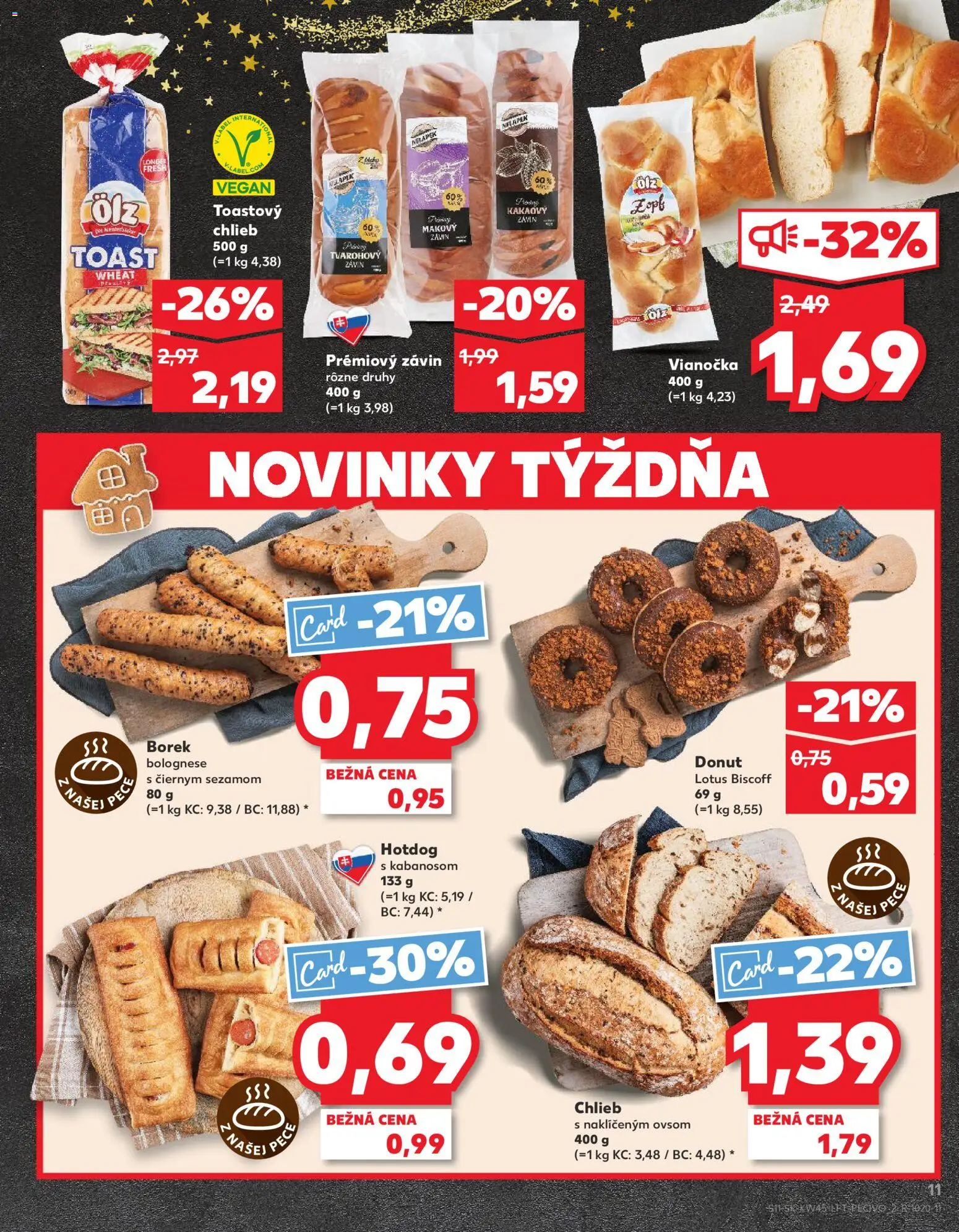 Kaufland SK akciós ujság - amely érvényes a következő dátumtól: 06.11.2025 | Oldal: 11 | Termékek: Vegán