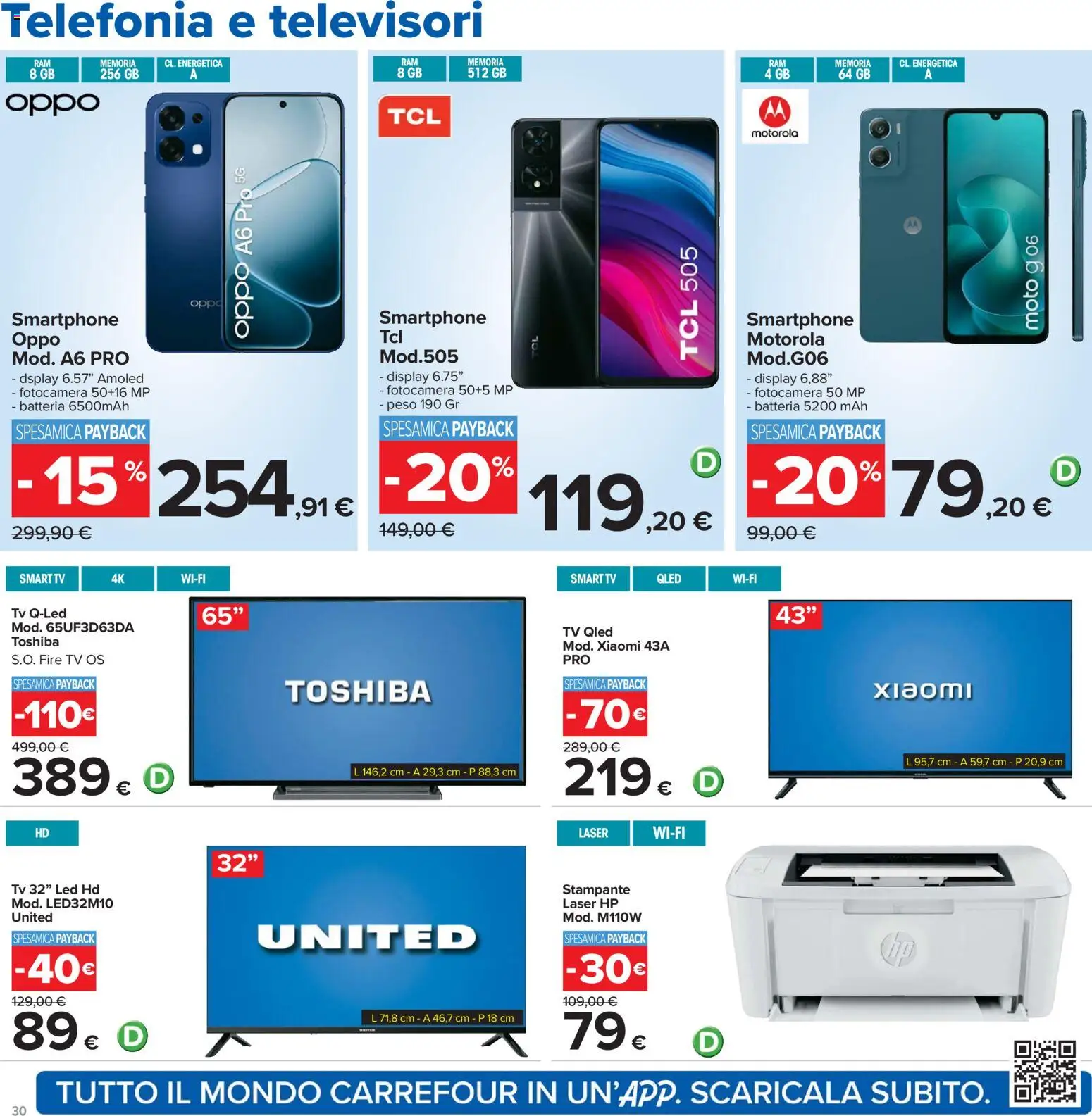 Volantino Carrefour del 02.01.2026 | Pagina: 30 | Prodotti: Xiaomi, Smartphone, Fotocamera, Batteria