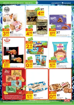 ČIA MARKET leidinys galioja nuo 31.03.2026 | Puslapis: 14 | Prekių: Sausainiai, Kepykla