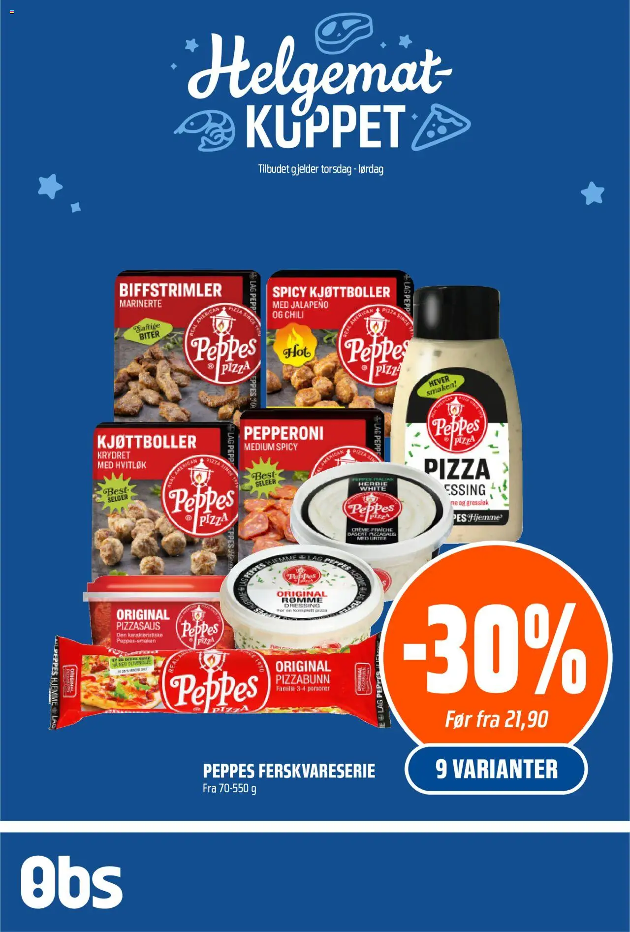  | Side: 1 | Produkter: Pizza, Te, Rømme, Teniși