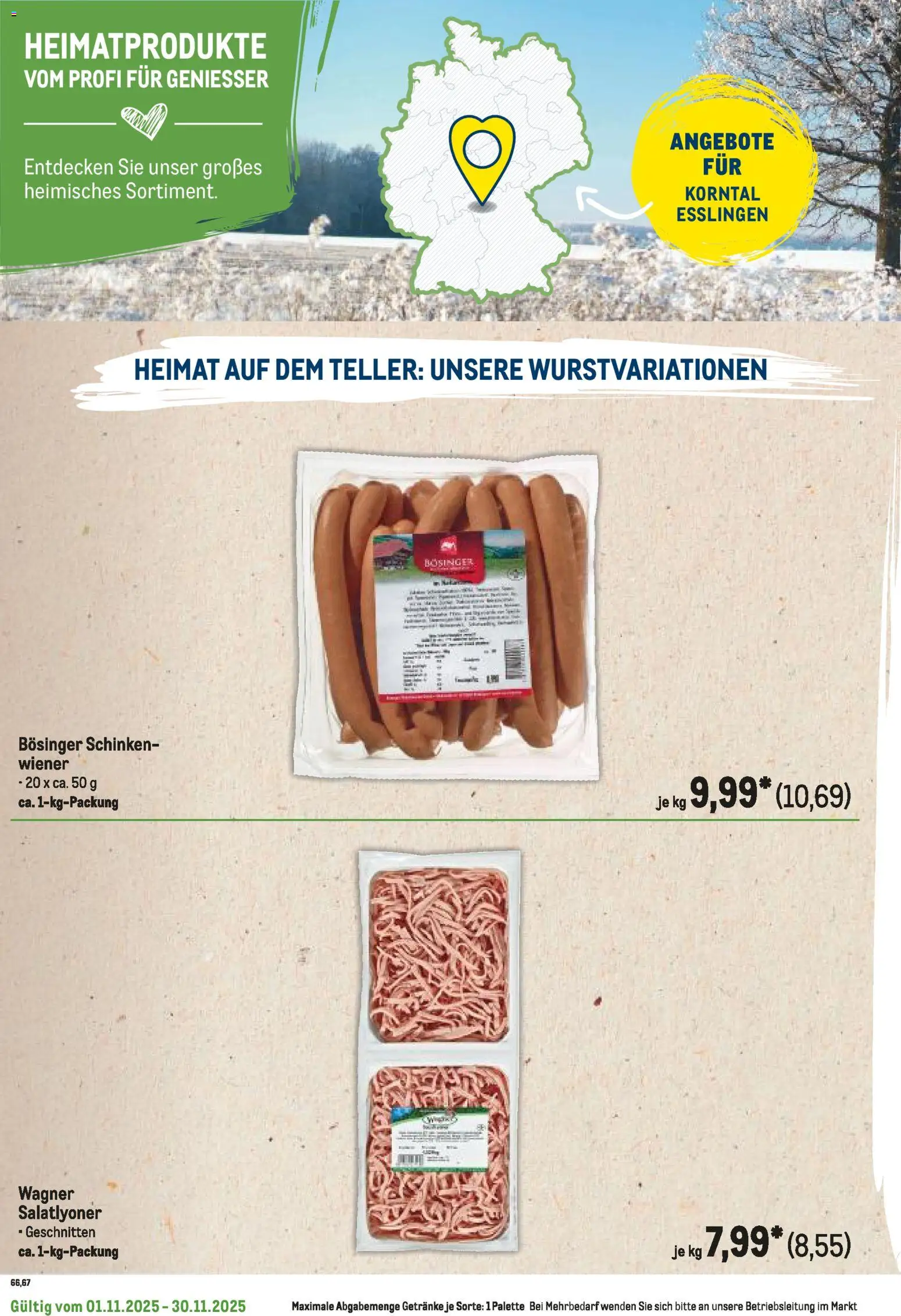 Metro Regionaler Flyer – gültig ab 01.11.2025 | Seite: 112 | Produkte: Schinken