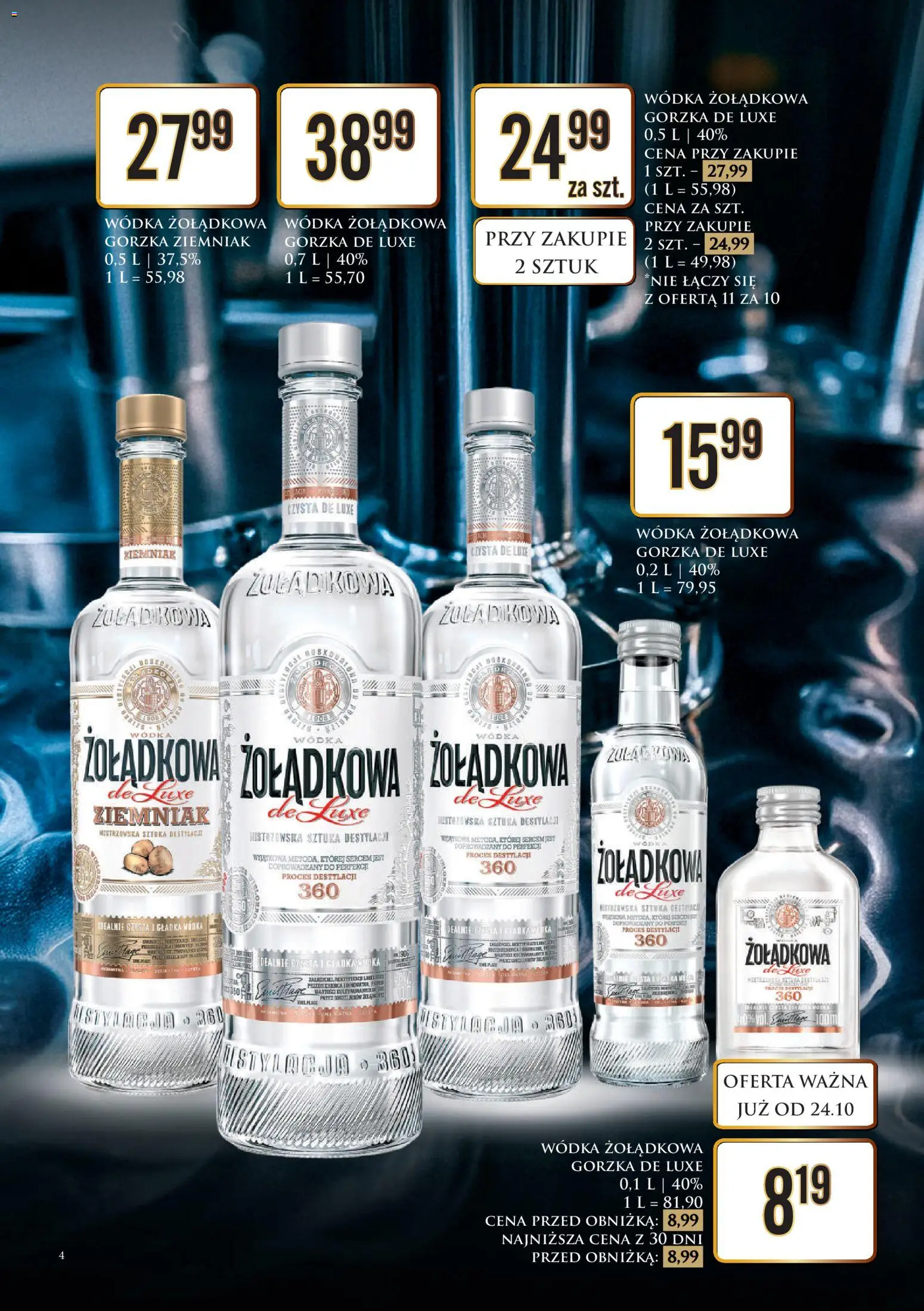 Dino Gazetka alkoholowa od 24.10.2025 | Strona: 4 | Produkty: Vodka, Wódka