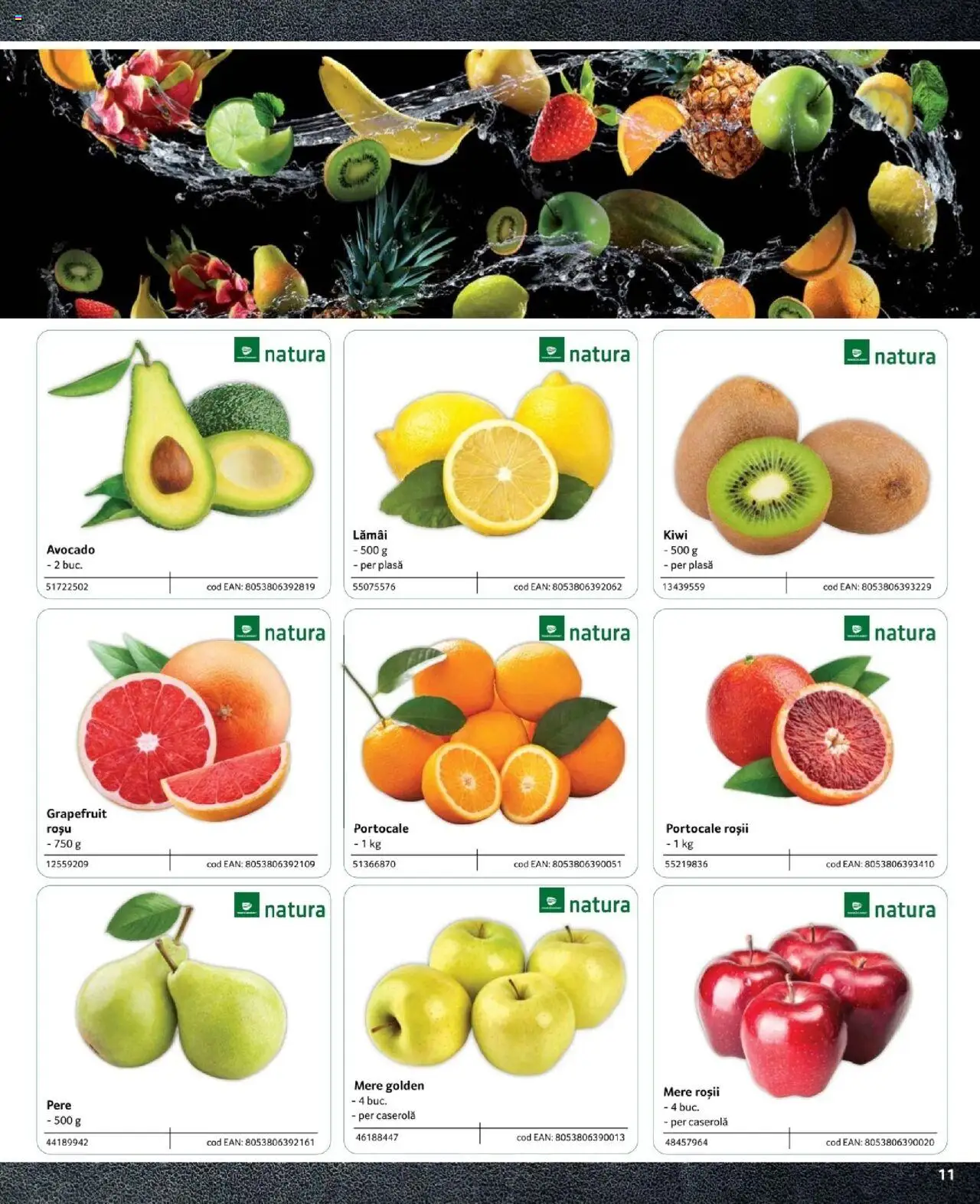 Noul catalog Selgros – valabil de la 09.02.2024 | Pagină: 11 | Produse: Mere, Portocale, Roșii, Avocado