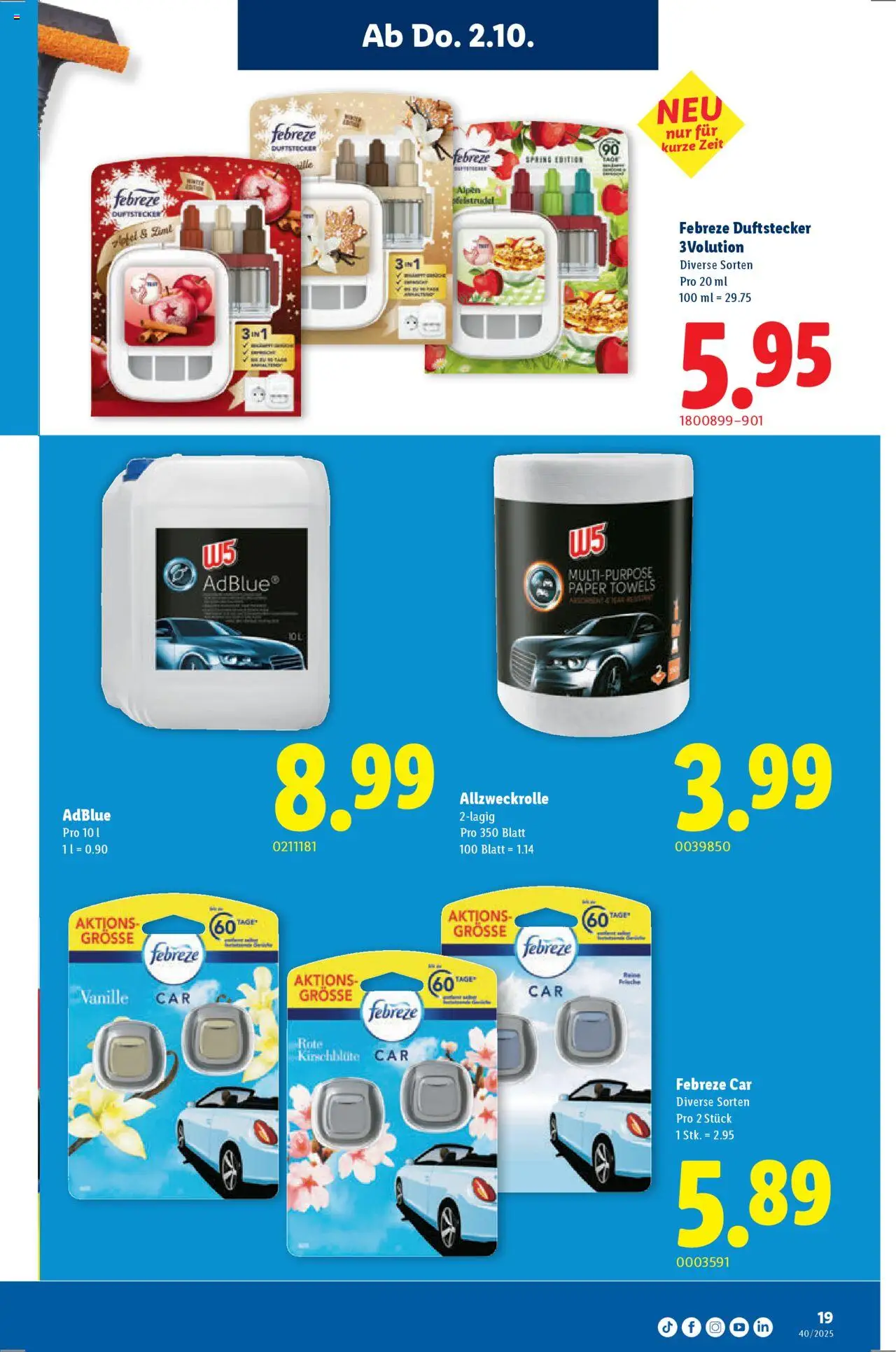 Lidl Aktionen – gültig ab 02.10.2025 | Seite: 19