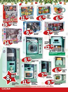 Anteprima del volantino RisparmioCasa Natale catalogo valido a partire dal 26.11.2025 | Pagina: 18 | Prodotti: Pesce, Acqua, Lavatrice, Piano cottura