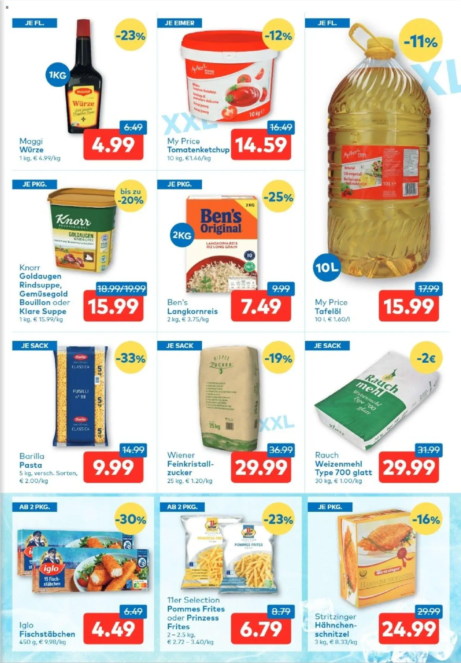 T&G - Osttirol gültig ab 12.03.2026 | Seite: 3 | Produkte: Pasta, Zucker, Fisch