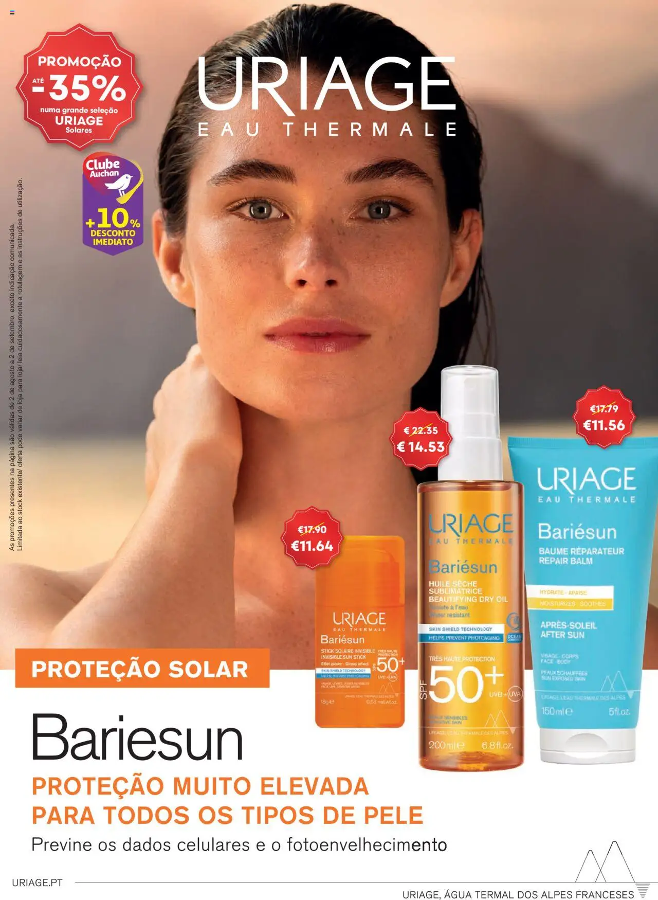 Auchan - Relaxe e cuide de si │ válido de 01.08.2025 | Página: 23 | Produtos: Agua, Água termal