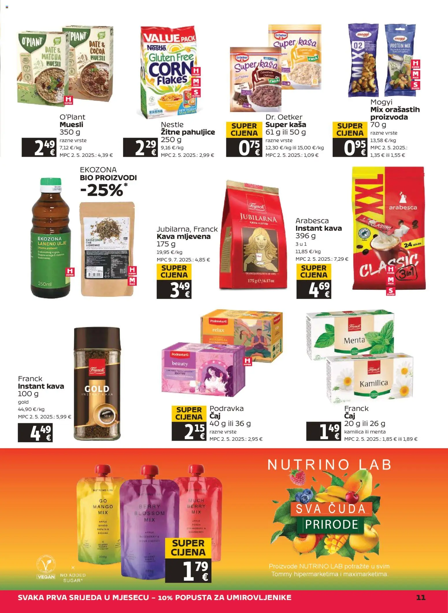 Tommy katalog | vrijedi od 26.02.2026 | Stranica: 11 | Proizvodi: Ulje, Kava, Mango, Sjemenke