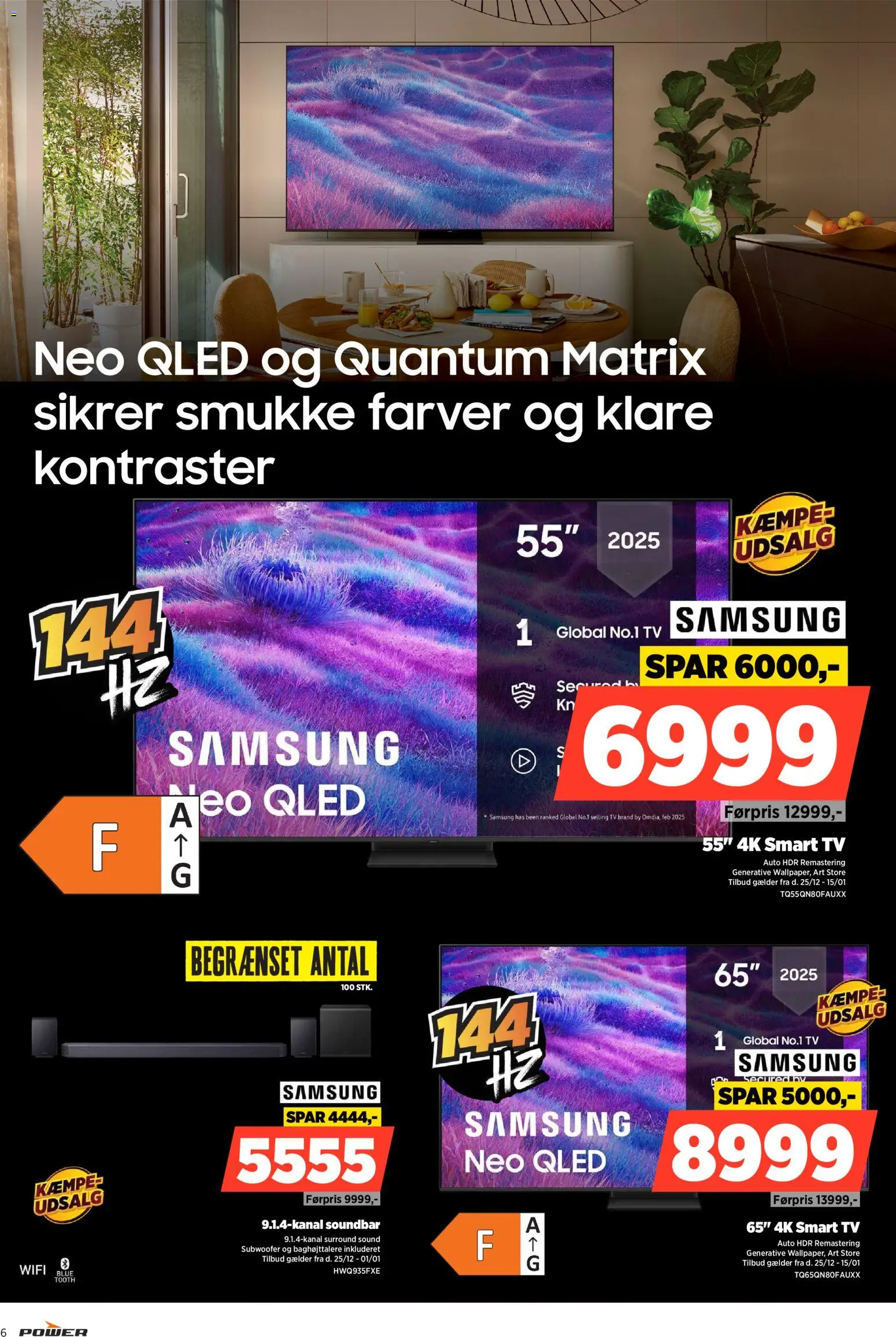 Power tilbudsavis – gyldig fra 25.12.2025 | Side: 6 | Produkter: Soundbar, Smart TV, TV