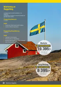 Bauhaus - Katalog Montageservice - Förhandsvisning av reklamblad från butik Bauhaus aktuell från 01.02.2024 | Sida: 21 | Produkter: Flaggstång